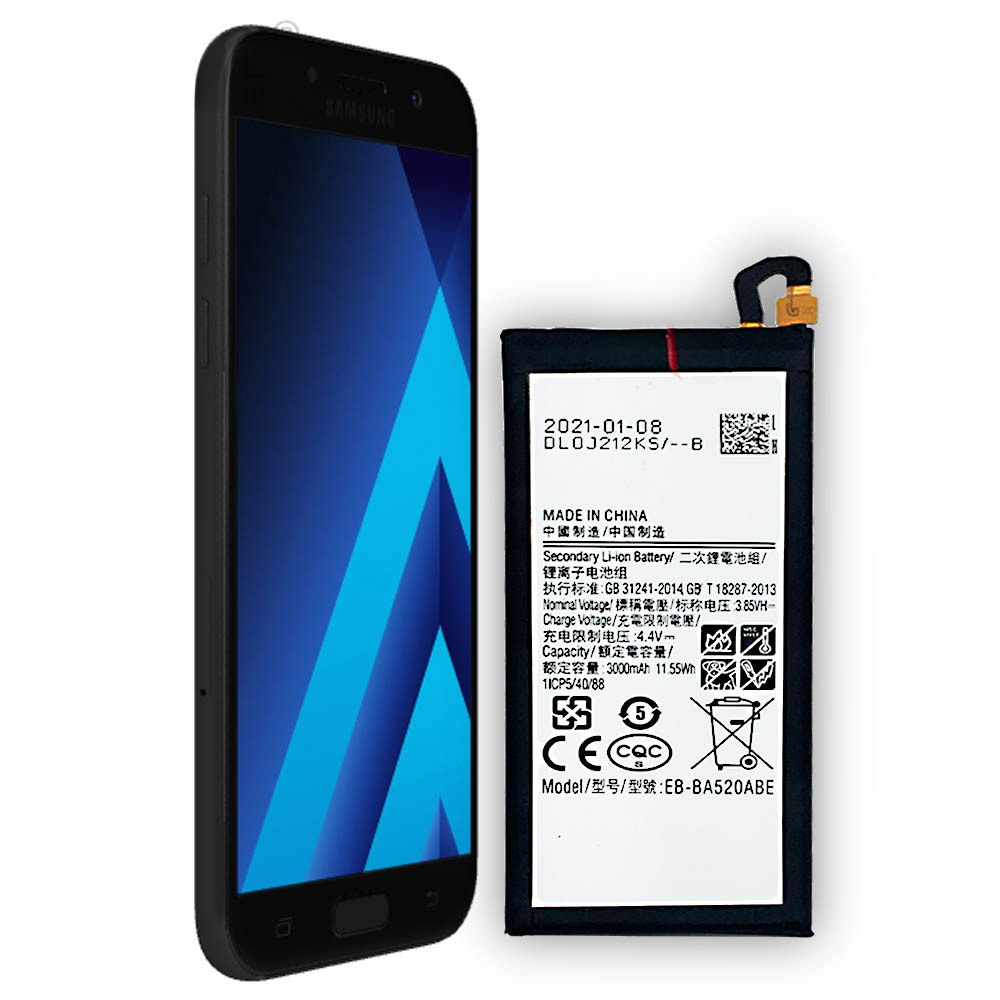 Compatible with Samsung A5 (2017 Edition) A520 A520F Phone EB-BA520ABE Battery Samsung Phone Battery