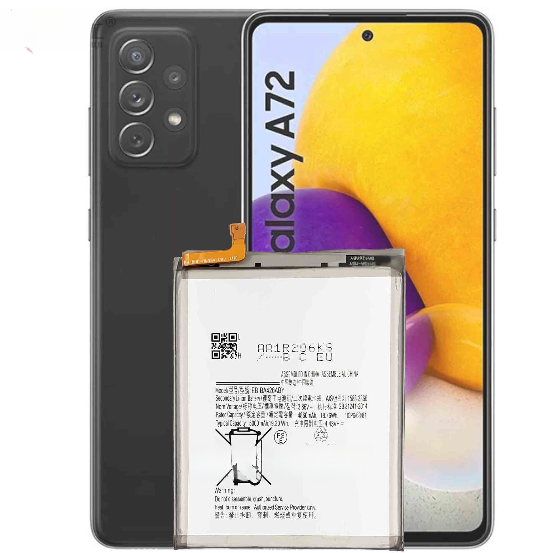 For Samsung A42 5G/A32/A72 EB-BA426ABY Mobile Phone Battery 5000mAh Samsung Mobile Phone Battery