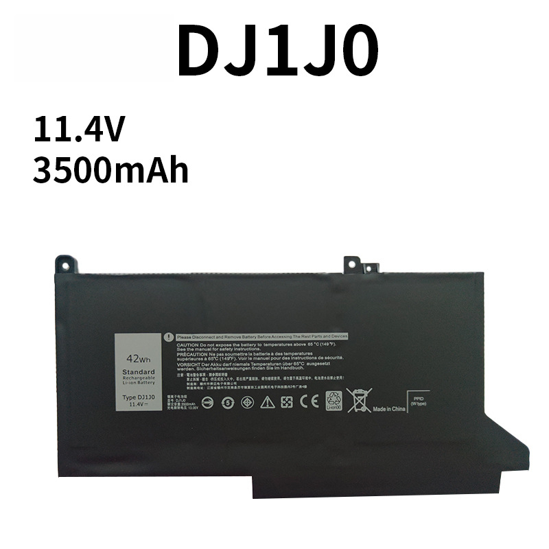 Compatible Dell DJ1J0 F3YGT Latitude 7280 7380 7480 7290 Laptop Battery