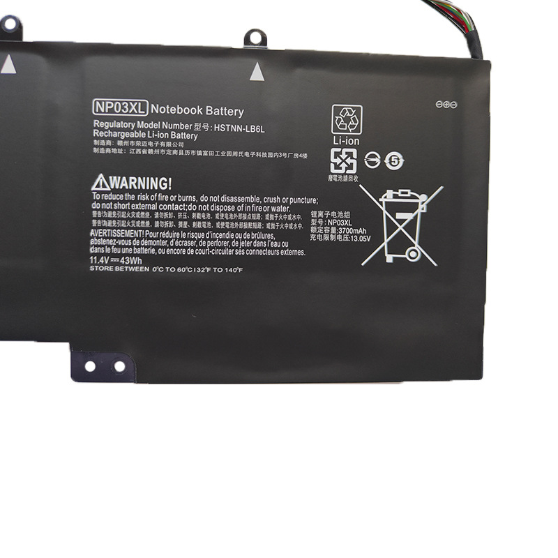Compatible with HP NP03XL TPN-Q146 147 148 149 13-A010Dx X360 Laptop Battery