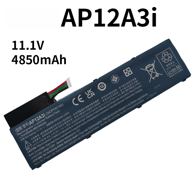 Compatible with Acer AP12A3i M5 M3-581TG M5-481G MA50 W700P Laptop Battery