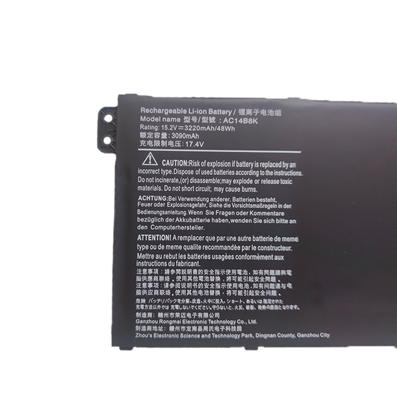 Compatible with Acer AC14B8K V3-371G/372G E5-771G AN515-51/52 Laptop Battery