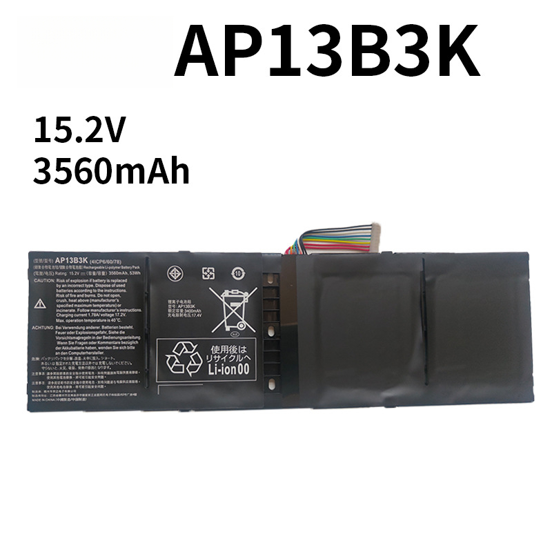 Compatible with Acer AP13B3K V5-452G/472G/473G/481P/552G/572G Laptop Battery