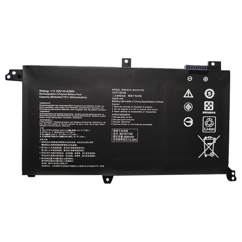 Compatible with ASUS B31N1732 ZenBook S2 Series S4300F/U X430FN VX60G Laptop Battery