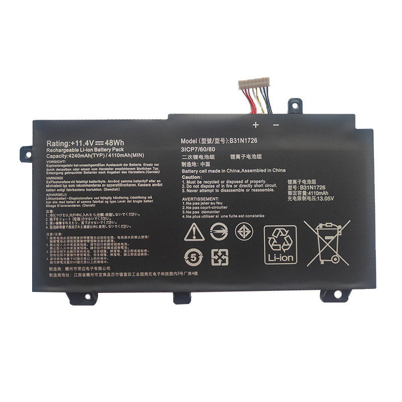 Compatible ASUS B31N1726 FX80GE/GM FX86FE/FM FX504 FX505 Laptop Battery