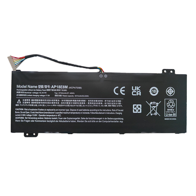 Compatible Acer AP18E8M E7M Shadow Knight 4 Predator Warhammer 300 Nitro5 Laptop Battery