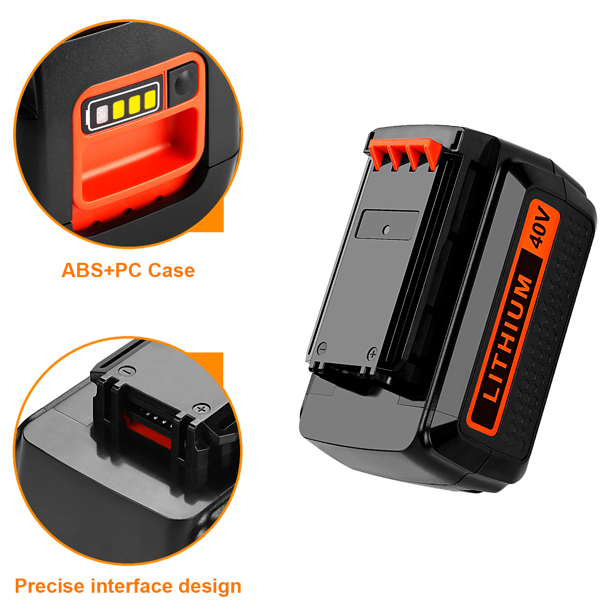 Suitable for Baide 40V Electric Tool Battery Accessories LBX2040 LBXR3 Lawn Mower Power Battery Pack