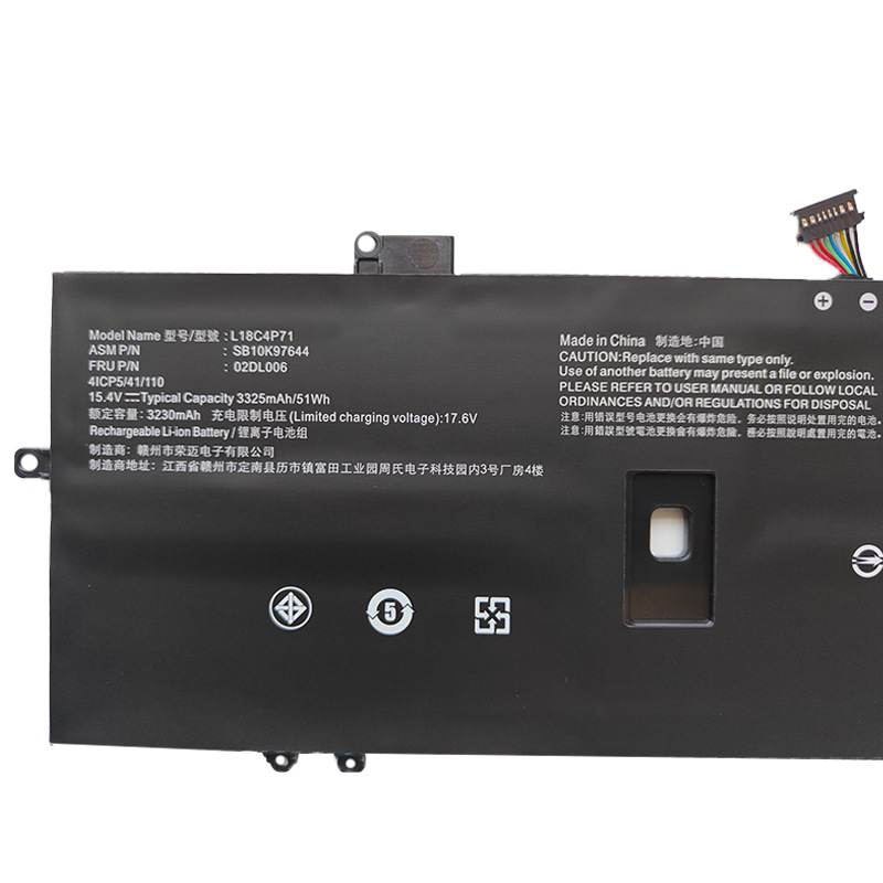 Applicable for Lenovo L18c4p71 X1 Carbon 7th Gen8 2019 Tp00109a Laptop Battery