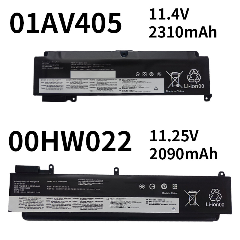 Suitable for Lenovo 01AV405 Short Model 00HW022 Long Model T460S T470S T480S Laptop Battery