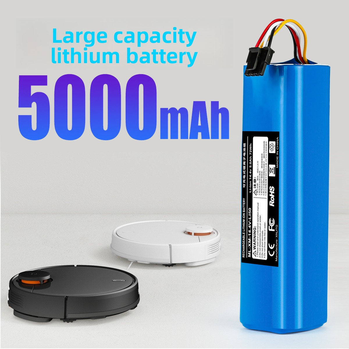 Suitable for Xiaomi Mijia 1C Robot Vacuum Battery STYTJ01ZHM Robot Vacuum Stone S50 Lithium Battery