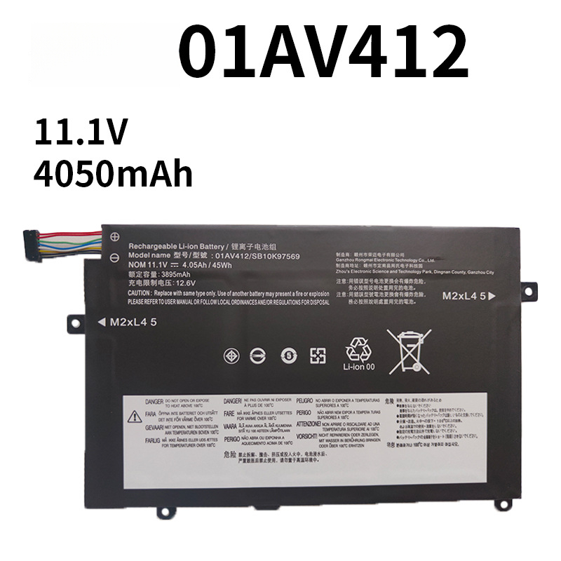 Suitable for Lenovo E470 E470C E475 01AV413 01AV411 01AV412 Laptop Battery