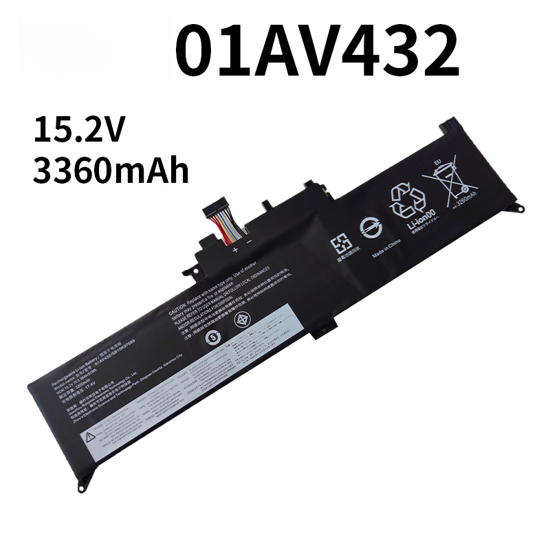 Compatible Lenovo ThinkPad X380 Yoga 260 370 01AV432 01AV433 Laptop Battery
