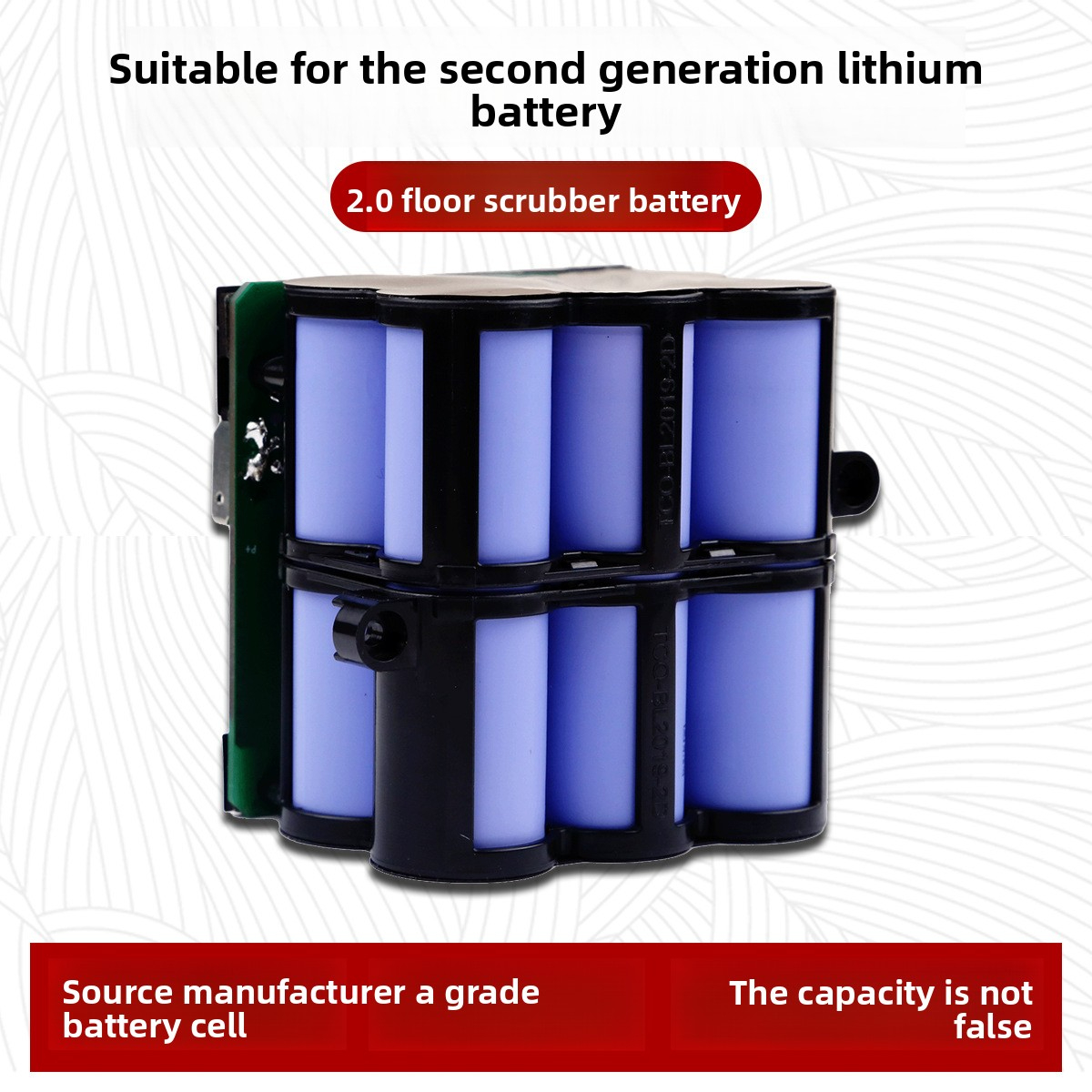 Timko Floor Washer Second Generation 2.0 Battery Compatible with Floor Cleaning and Mopping All-in-One Machine Original Battery Accessories 21.6V