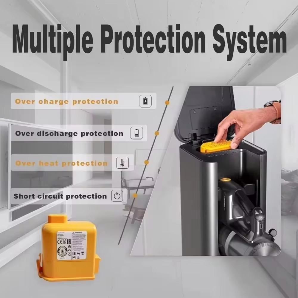 Compatible with LG Vacuum Cleaner Battery A9 A9+ A9 PLUS A905M A907GMS and Other Rechargeable Lithium Batteries