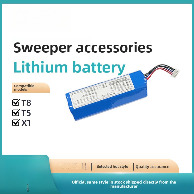 Suitable for Ecovacs X1 Home Robot Vacuum Cleaner Lithium Battery T5 X1 T8 Vacuum Cleaner Lithium Battery