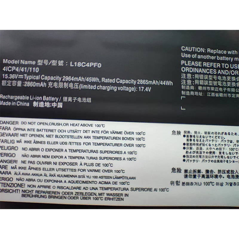 Applicable to Lenovo L18C4PF0 ThinkBook13S-IWL Yangtian S540-13-IWL Laptop Battery