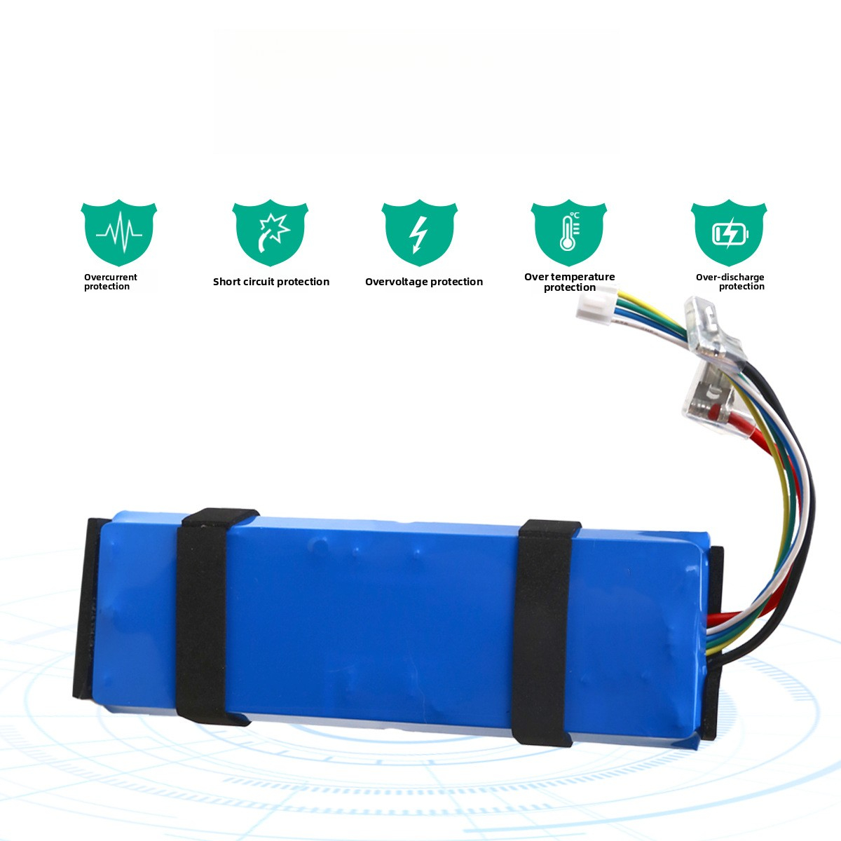 uitable for Dreame Floor Washer H11 Battery Lithium Battery Pack Rechargeable Floor Washer Accessories H12 MAX Battery