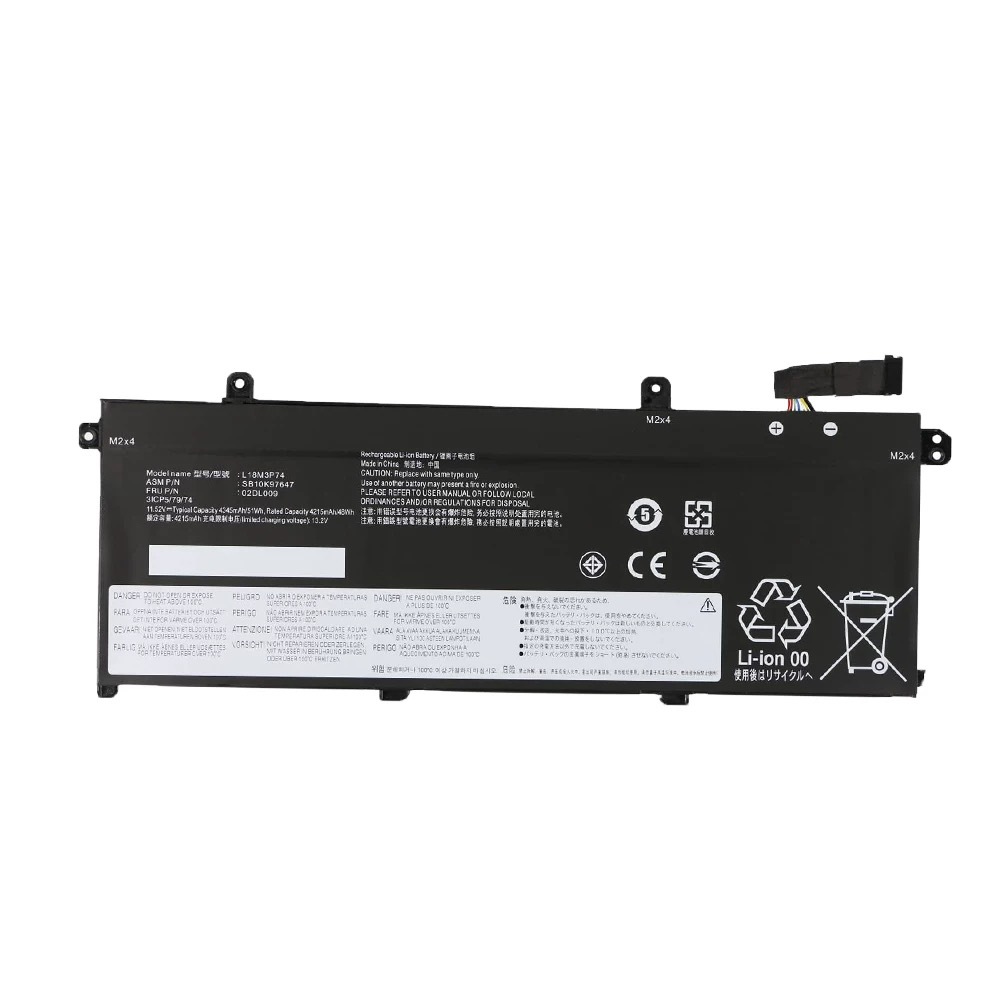 Suitable for Lenovo L18M3P74 L18L3P73/3P72 L18C3P72 T490 Laptop Battery