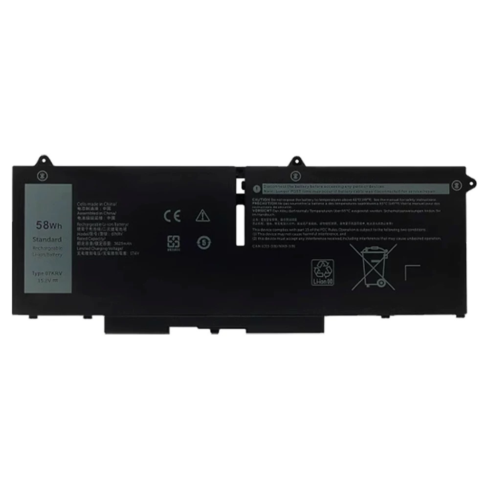 Suitable for Dell Latitude 14 7430 15 7530 07KRV H4PVC Laptop Battery