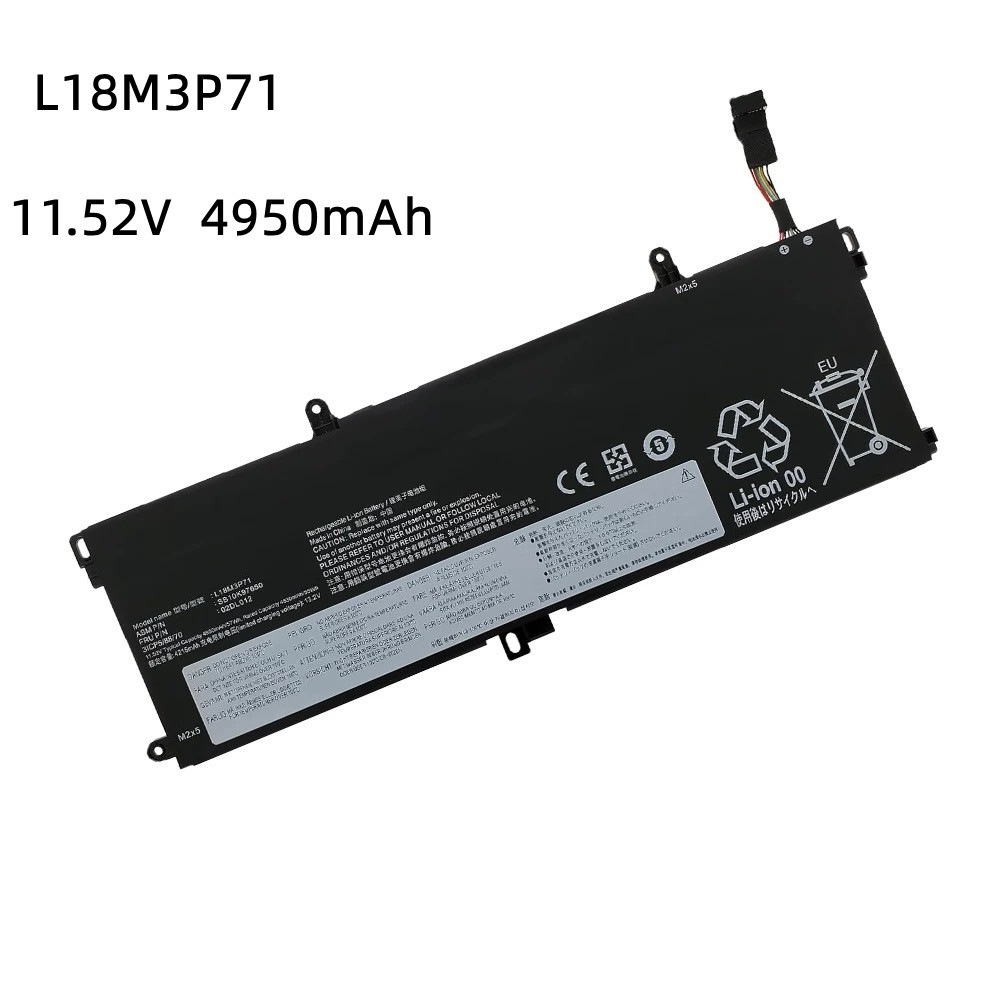 Suitable for Lenovo ThinkPad T590 P53S T15 Gen 1/2 TP00104C Battery L18M3P71