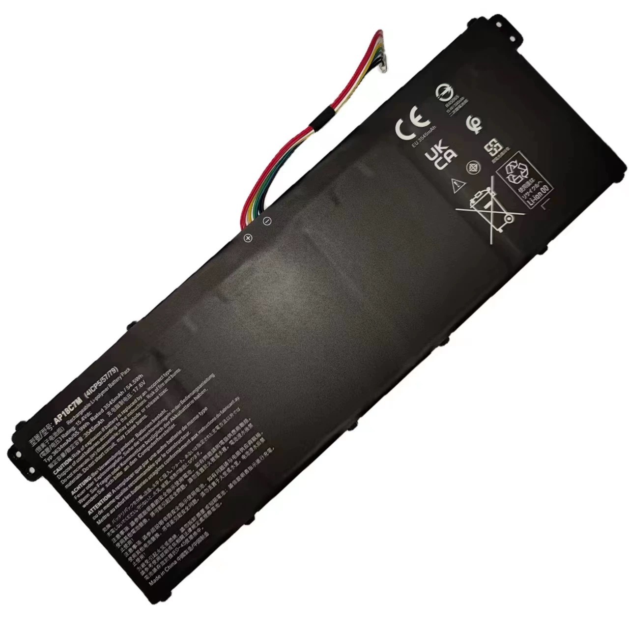 Suitable for Acer N19H3 SF514-54/55TA SP513-54N SF313-52 AP18C7M Battery