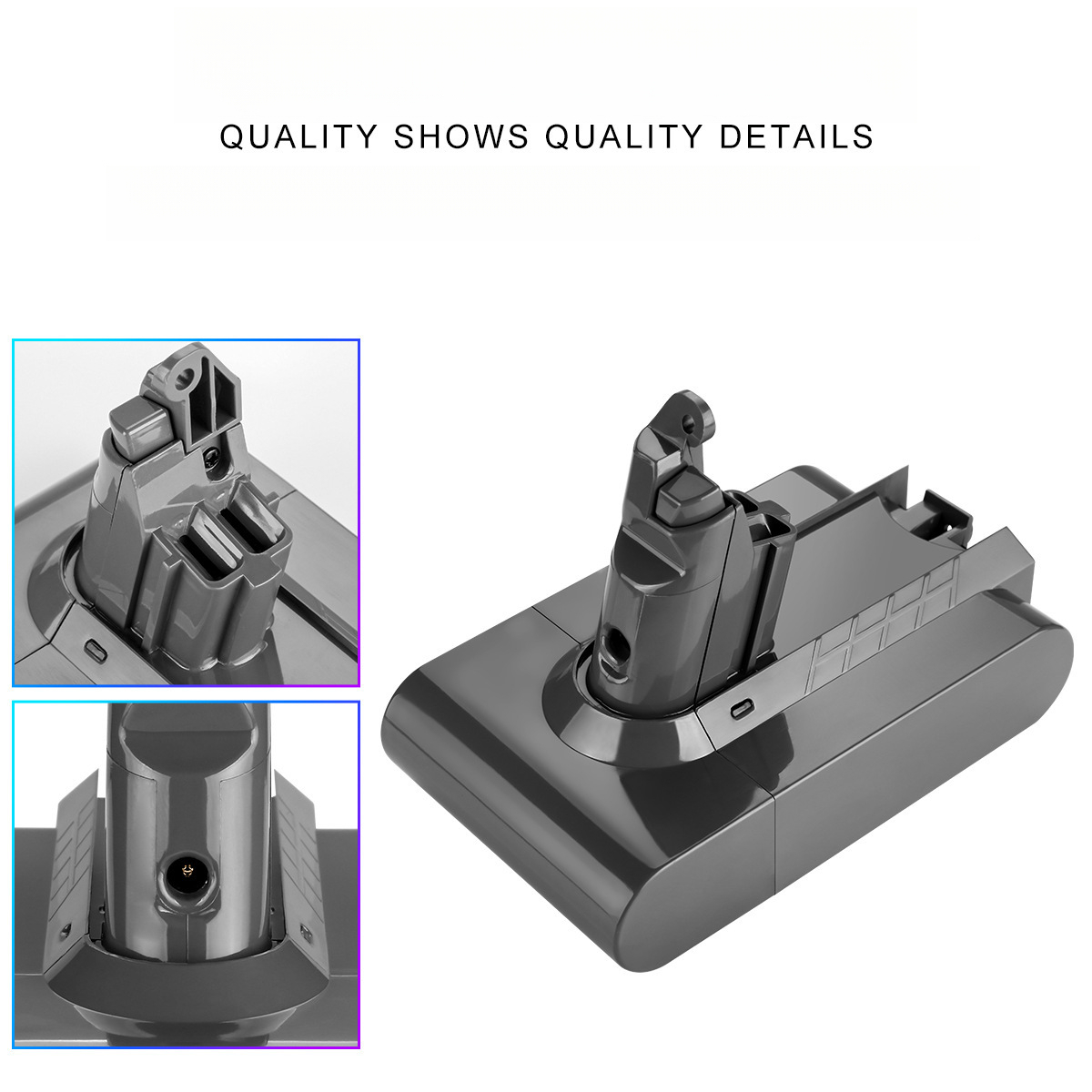 Suitable for Dyson V6 Battery 21.6V DC62 DC58 Handheld Vacuum Cleaner Power Battery