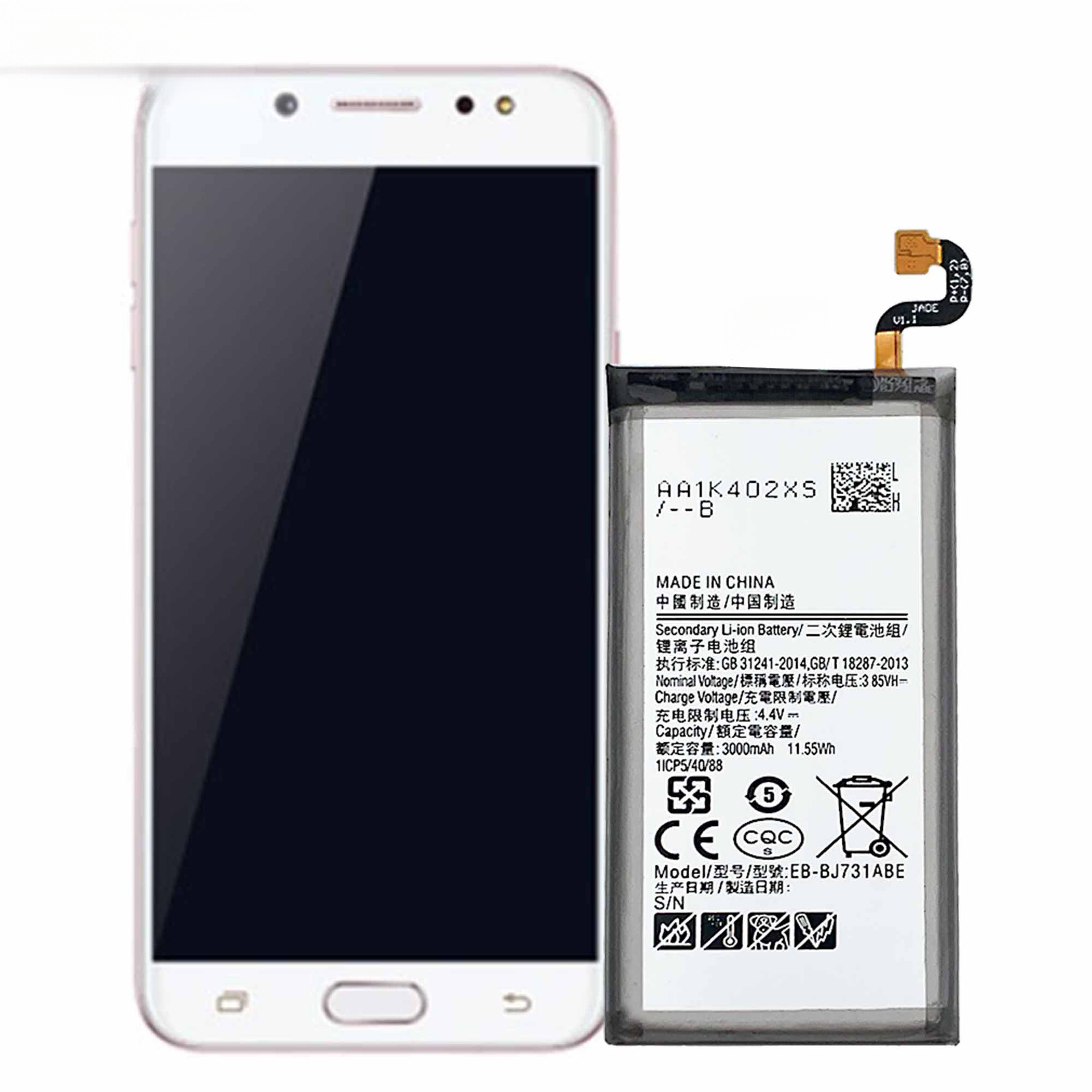 Suitable for Samsung J731/C710/C8/J7+ Fast Charging Battery EB-BJ731ABE Factory Wholesale Export