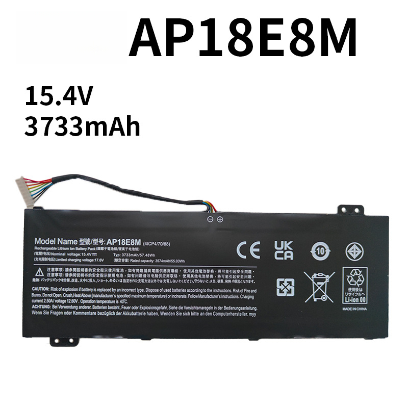 Compatible Acer AP18E8M E7M Shadow Knight 4 Predator Warhammer 300 Nitro5 Laptop Battery