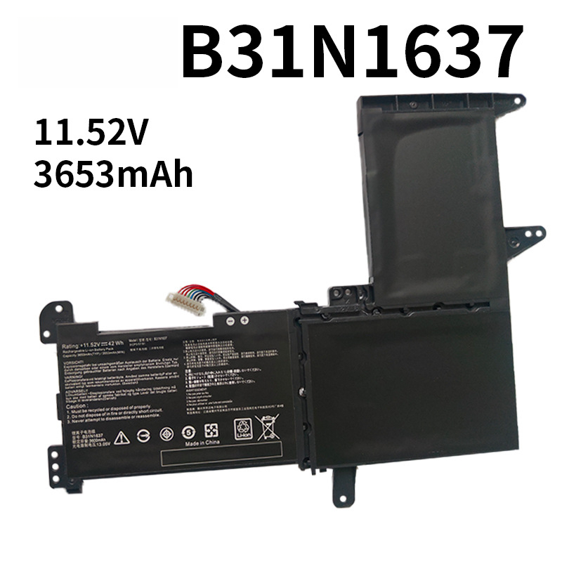 Suitable for ASUS B31N1637 F510UA S5100U X510UF X510UQ S15 Laptop Battery