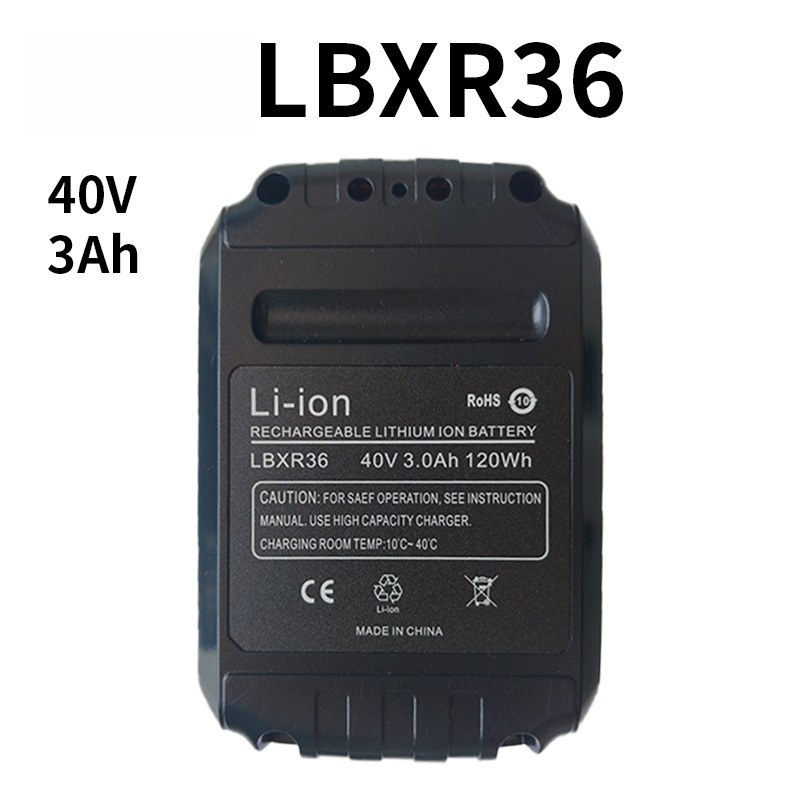Suitable for Black&Deck 40V LBXR36 High-Power Power Tool Lithium Battery Pack Accessories