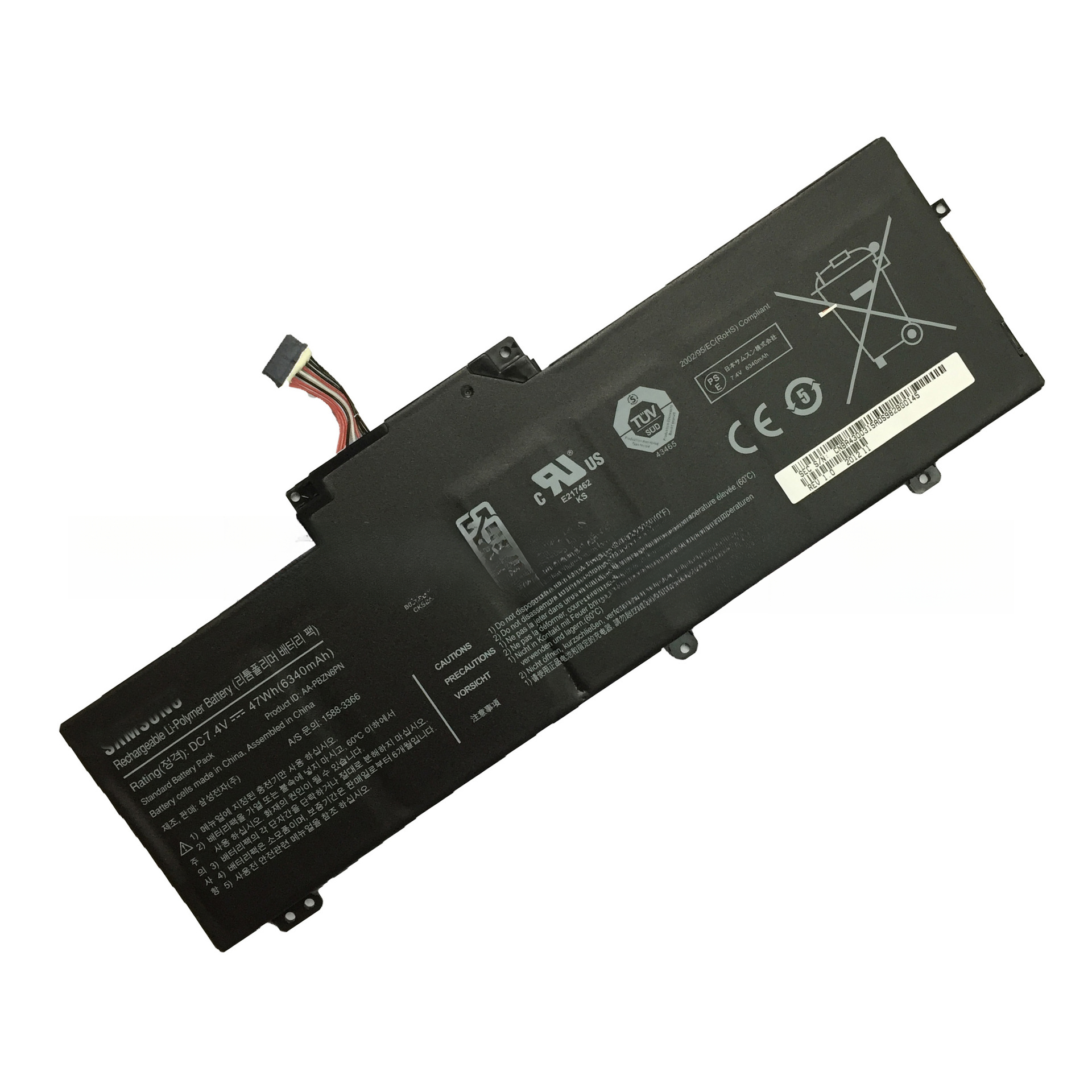 Suitable for Samsung NP350U2A NP350U2B NP350U2Y AA-PBZN6PN Laptop Battery