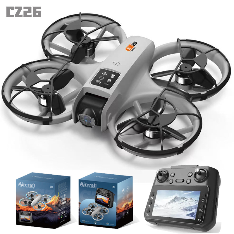 Elementary School Student Small Drone Model Remote Control Airplane Toy Model HD Aerial Photography Screen Control New Drone