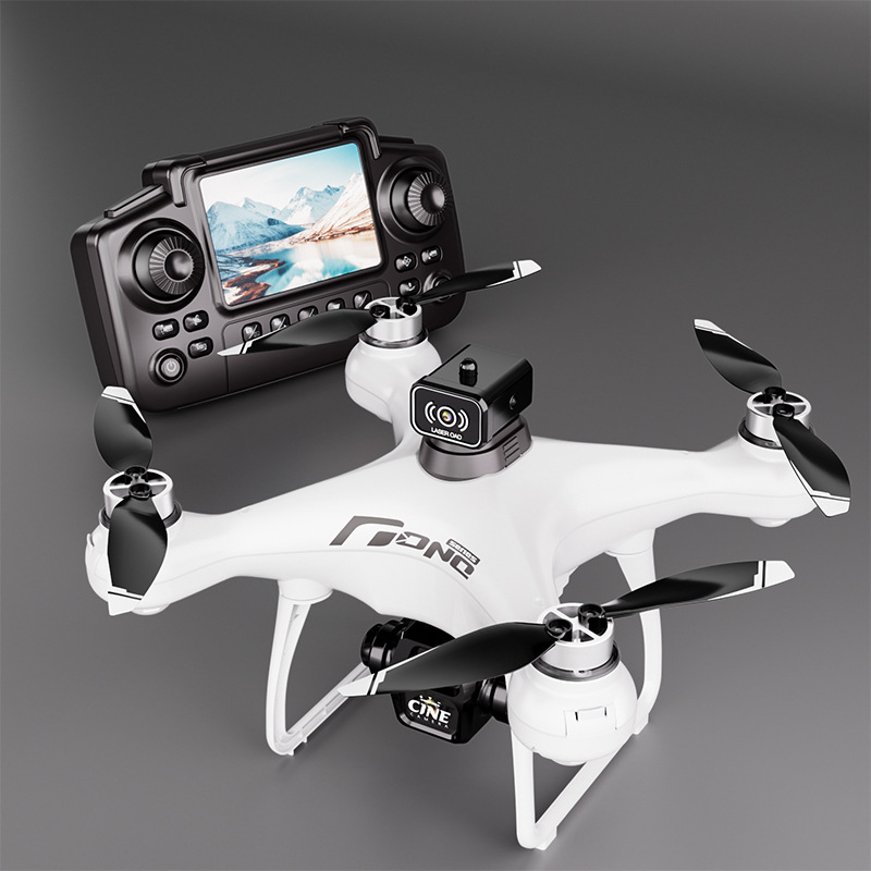 New Model Elementary School Student Small Drone Obstacle Avoidance Long Battery Life Remote Control Aircraft Model with Screen HD Aerial Photography Drone