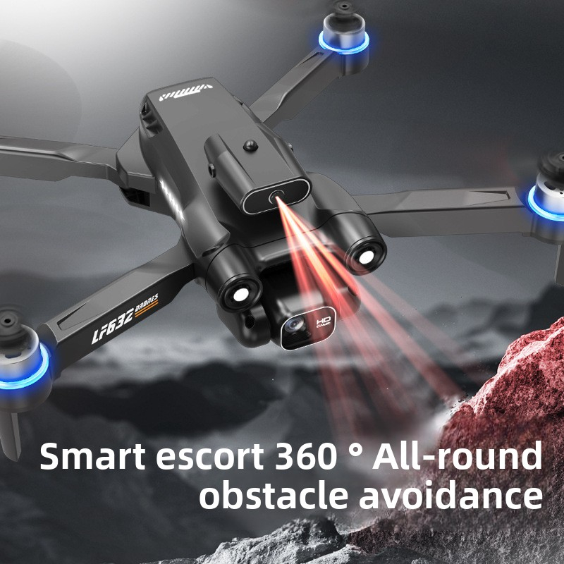 Cross-Border ESC HD Aerial Photography Remote Control Aircraft Night Flight Light Obstacle Avoidance Model Aircraft Screen Control Long Endurance Drone