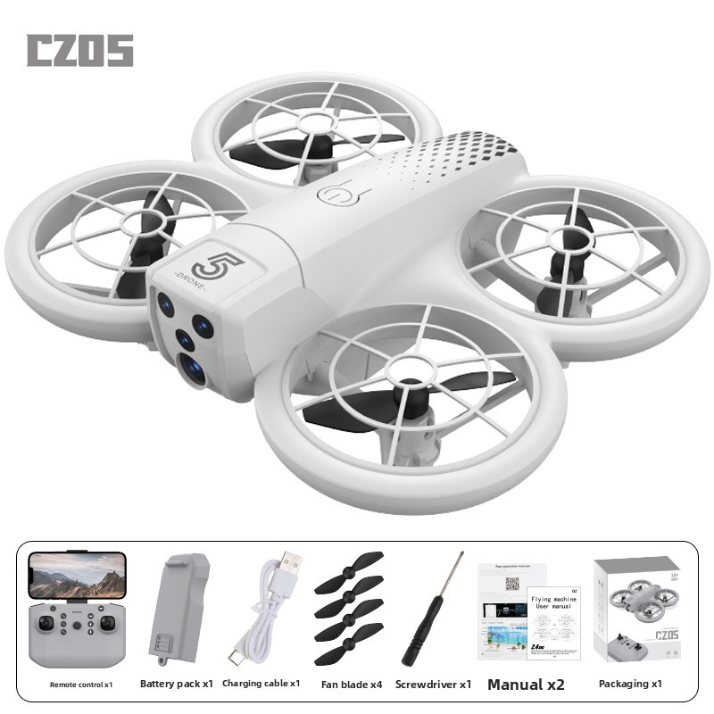 New HD Aerial Photography Drone for Elementary School Students, Small Flying Drone with Lights, Mini Remote Control Aircraft