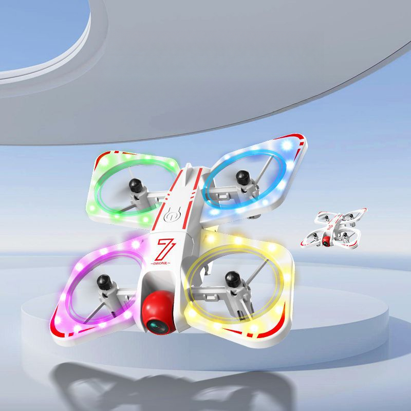 New High-Definition Aerial Photography Drone Mini With Lights Children's Remote Control Airplane Model Small Drone