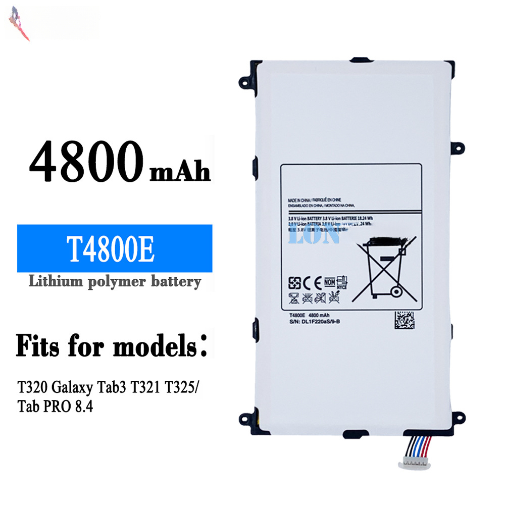 Suitable for Samsung Tab 3/Tab Pro 8.4/T321/T320 Rechargeable Battery Tablet T4800E Factory Wholesale