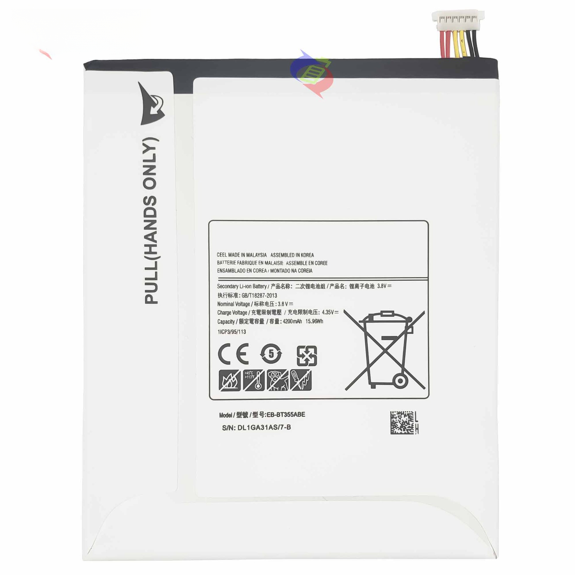 Suitable for Samsung Tab A 8.0 2015/P350 Phone Battery EB-BT355ABE Built-in Charging Board Wholesale