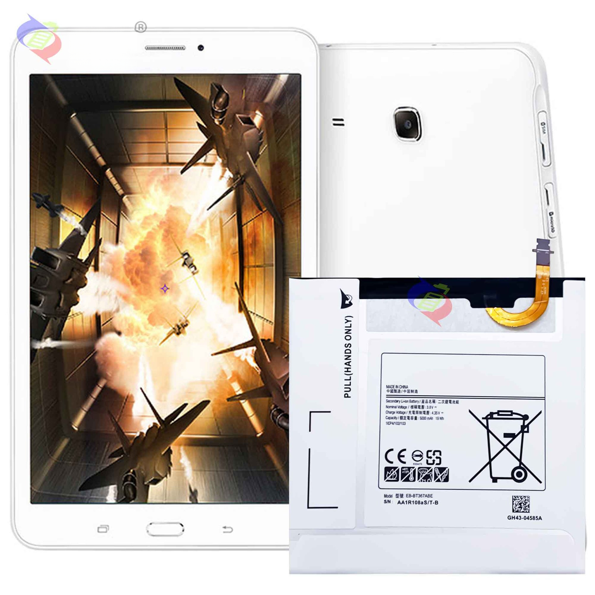 Suitable for Samsung Tab E 8.0/Tab A 8.0 Large Capacity Tablet Brand New Rechargeable Battery EB-BT367ABE