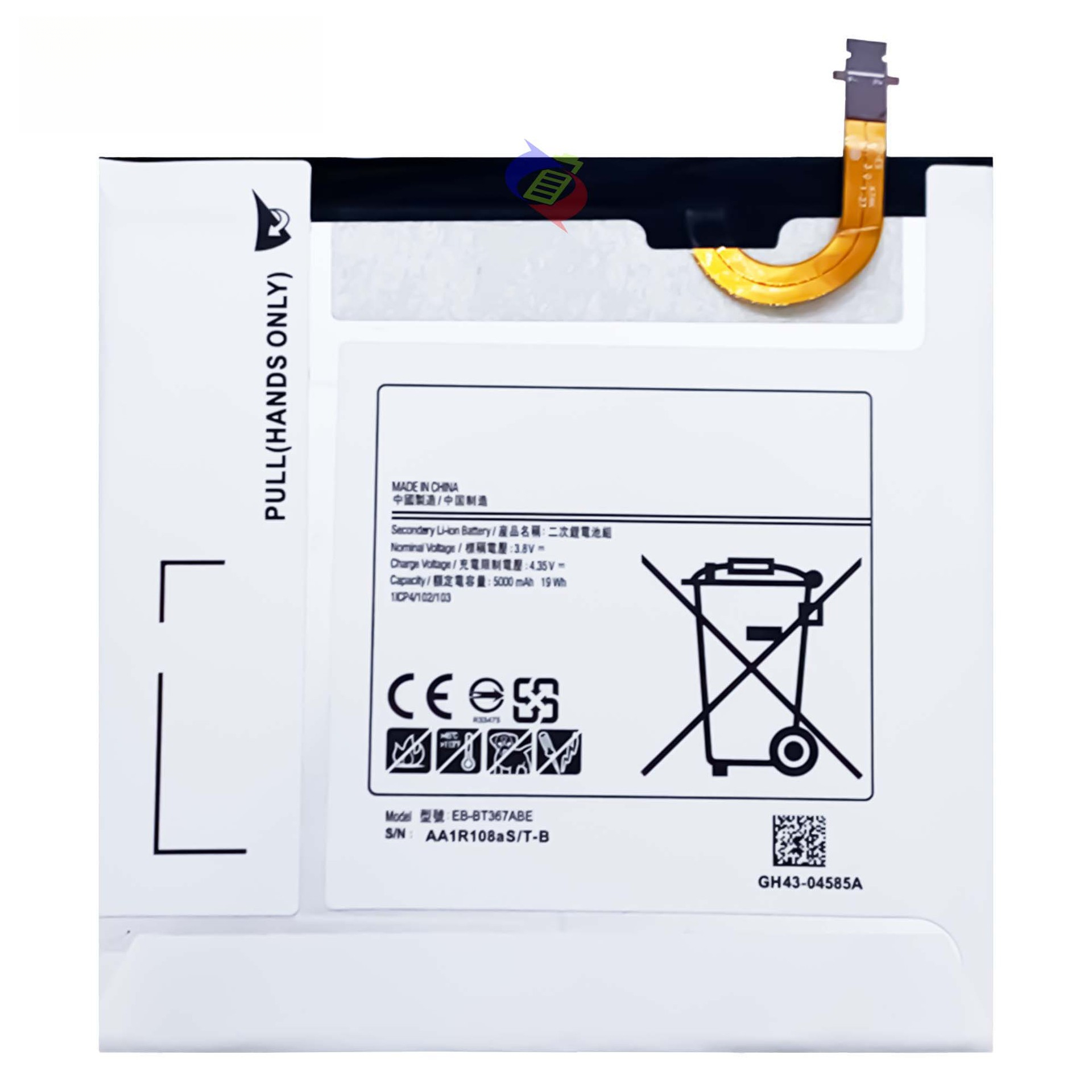 Suitable for Samsung Tab E 8.0/Tab A 8.0 Large Capacity Tablet Brand New Rechargeable Battery EB-BT367ABE