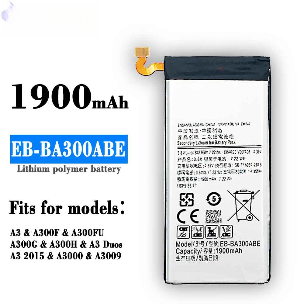 Applicable to Samsung Galaxy A3 A300 A3000 A3-2015 EB-BA300ABE Samsung Mobile Phone Battery