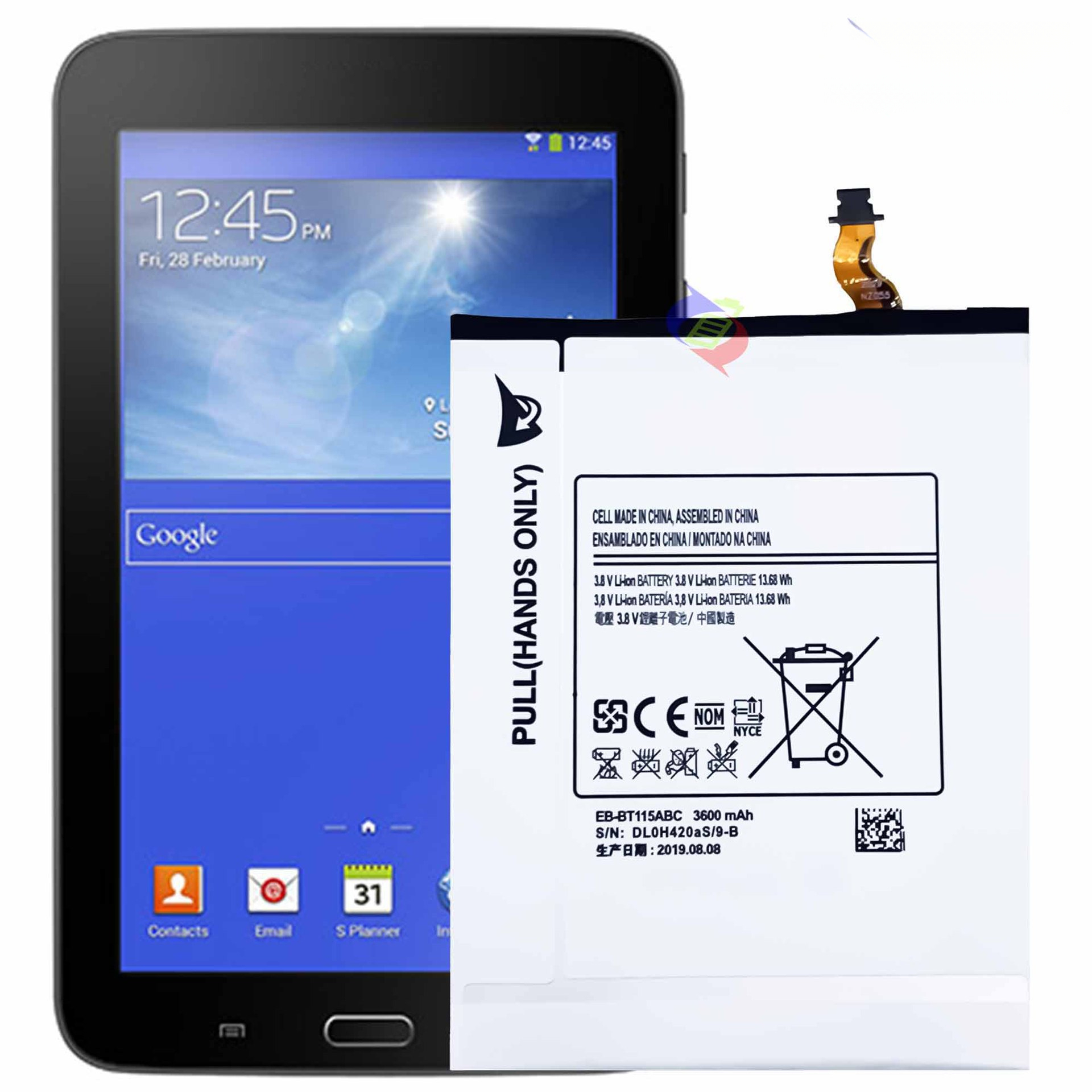 Suitable for Samsung Tab3/T111/T110/T116/T113/EB-BT115ABC Tablet Battery Wholesale