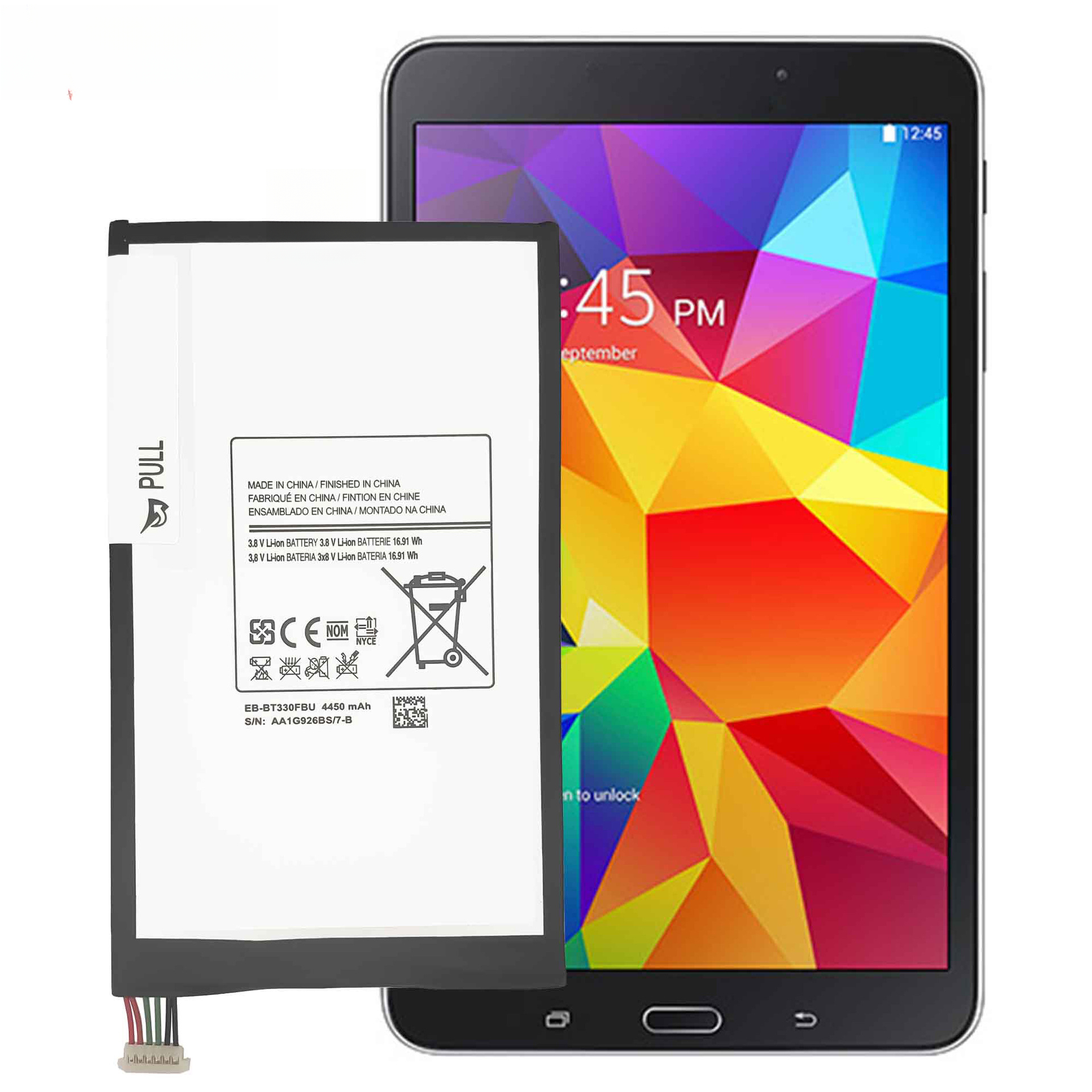 8.0 Tablet Rechargeable Battery EB-BT330FBC Built-in Circuit Board Suitable for Samsung Tab 4