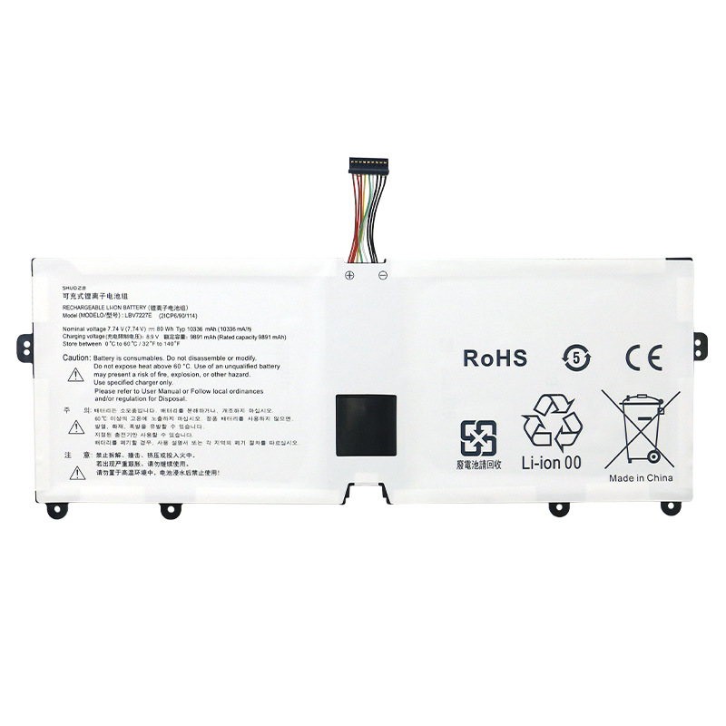 Suitable for LG Gram 15/17 2020 15Z90N 17Z90N LBV7227E 80WH Laptop Battery
