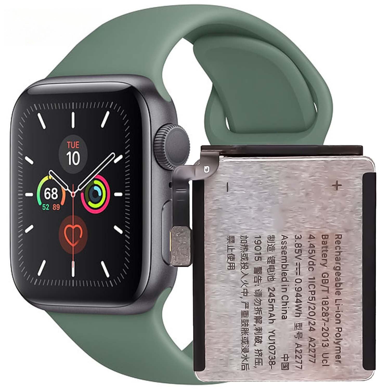 Suitable for Apple Watch Series 5-40mm A2277 Watch Battery