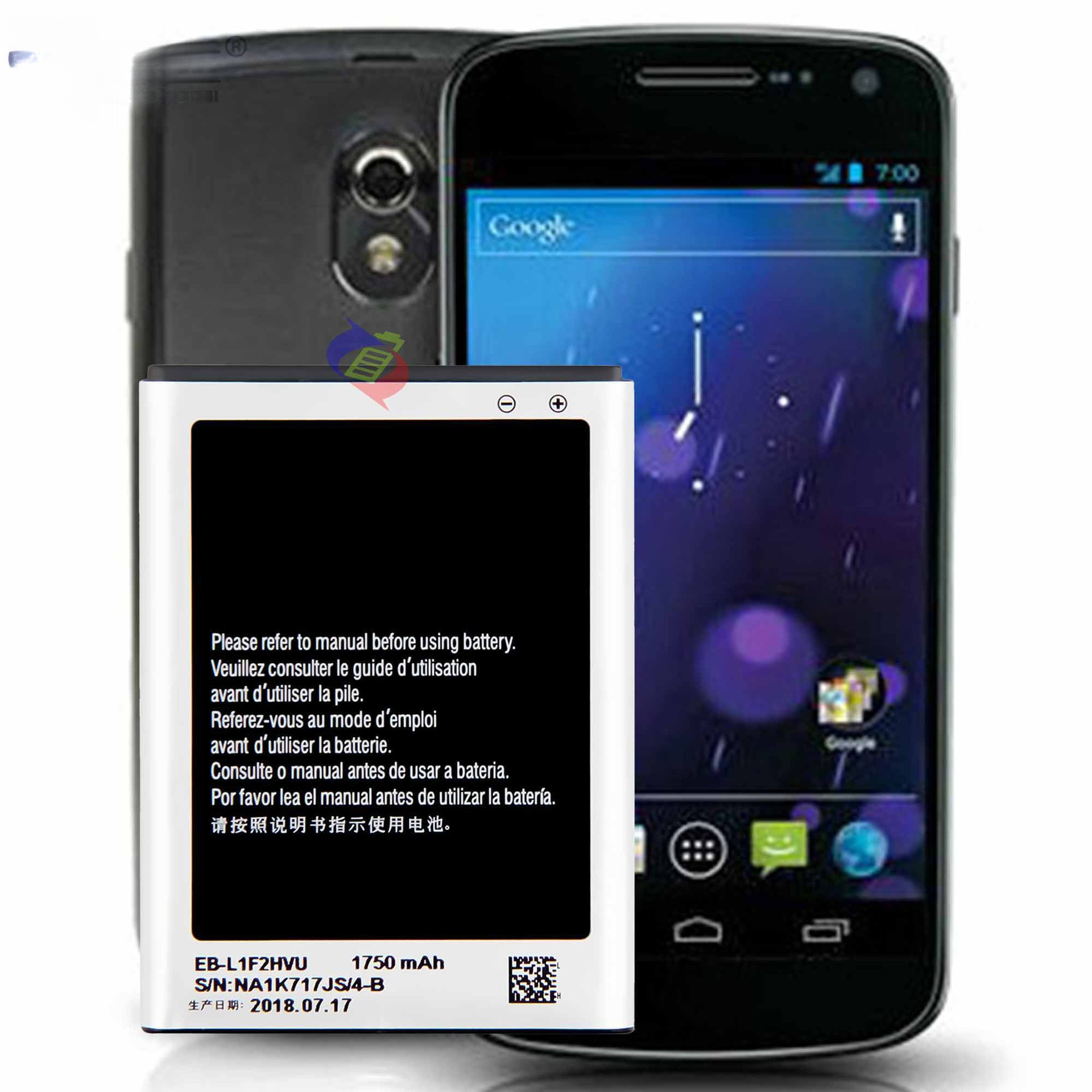 Suitable for Samsung Nexus I9250/3/i515 Phone Battery EB-L1F2HVU External Charging Board