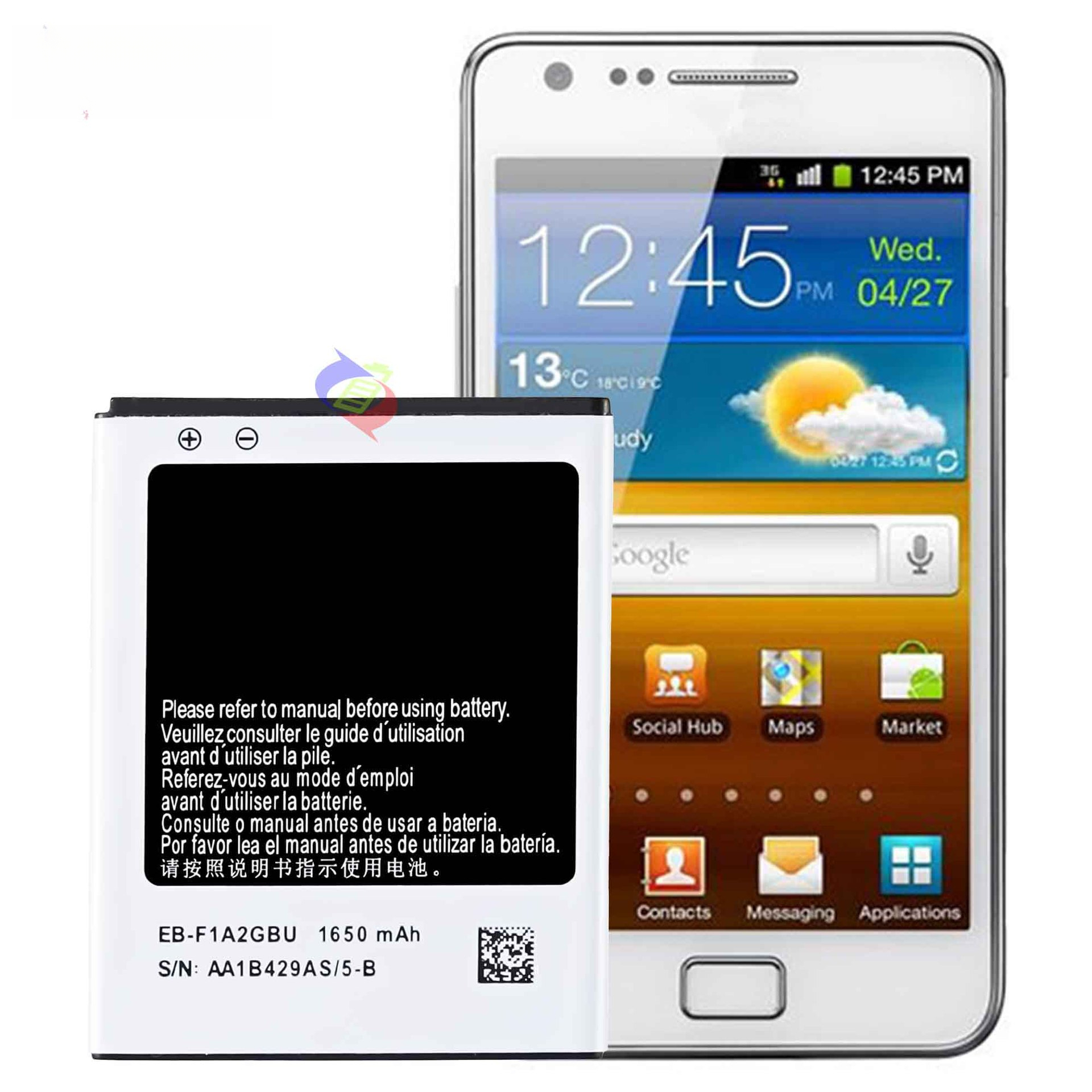 Suitable for Samsung I9100 S II/GT-I9100G Mobile Phone Rechargeable Battery EB-F1A2GBU