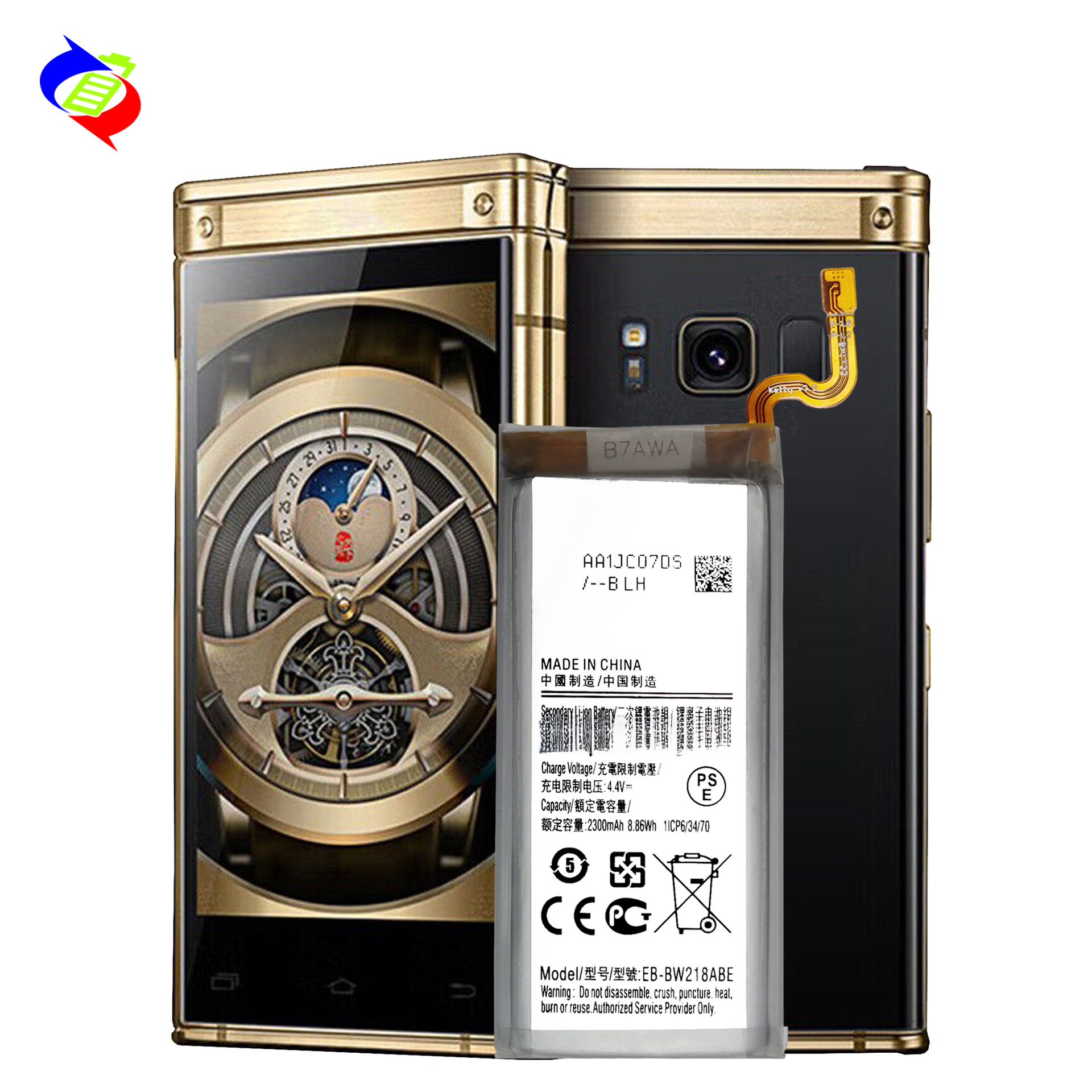 Suitable for Samsung Golden 5/W2018 EB-BW218ABE Mobile Phone Rechargeable Battery 2300mAh