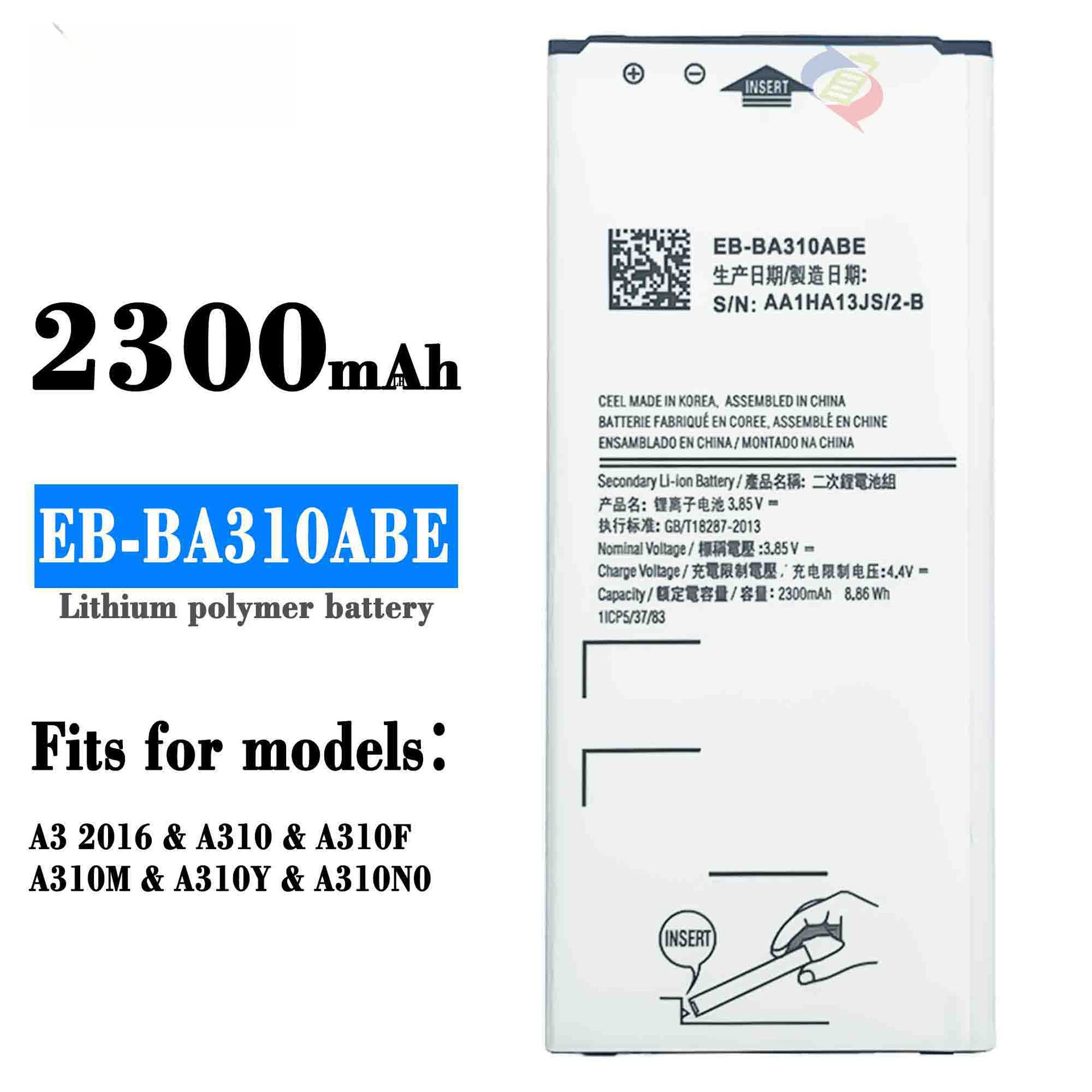 Suitable for Samsung Phone A3 2016/A310 Battery Cell EB-BA310ABE Charging Board Wholesale In Stock