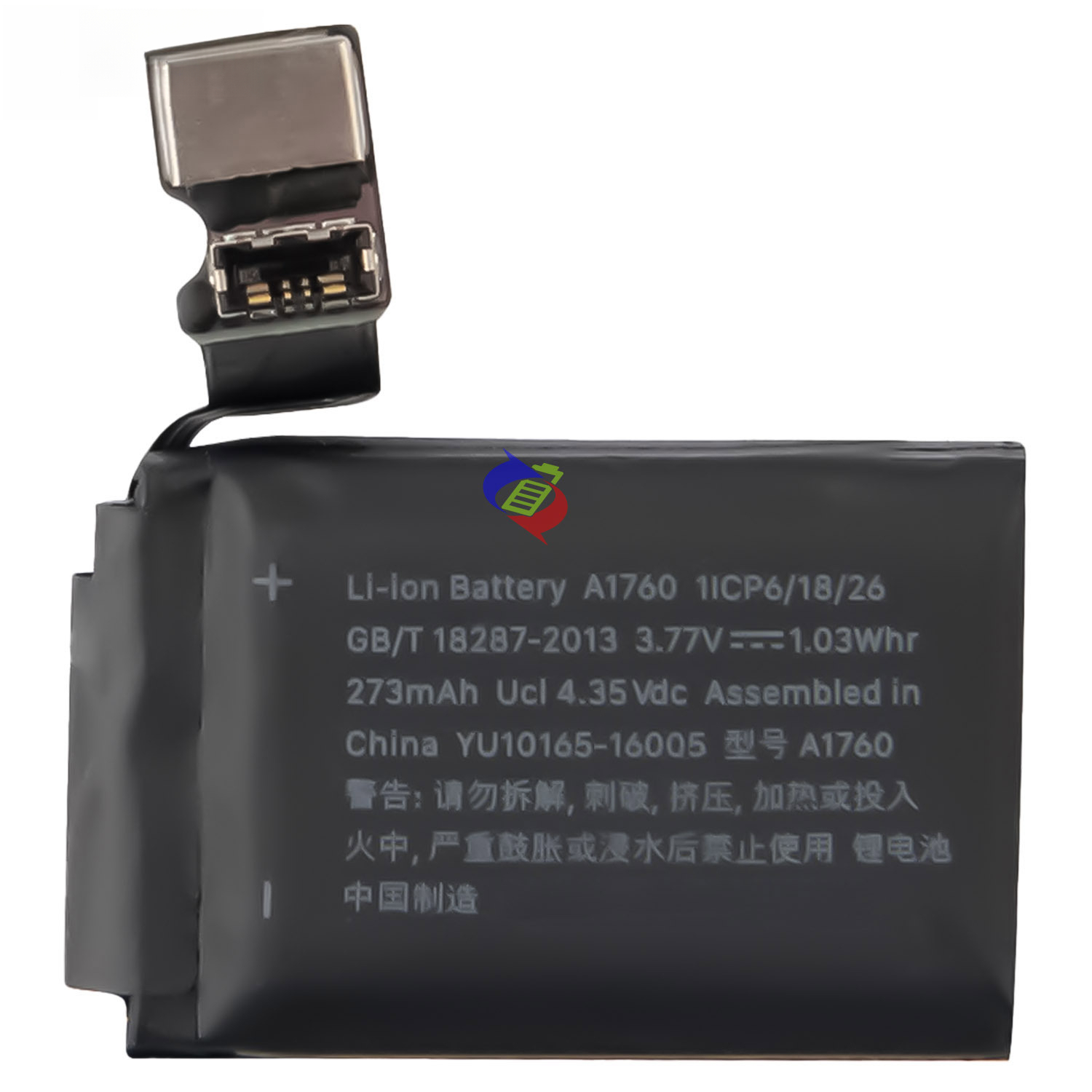 Uygun Apple Watch Series 2-38mm A1760 Dahili Pil ile